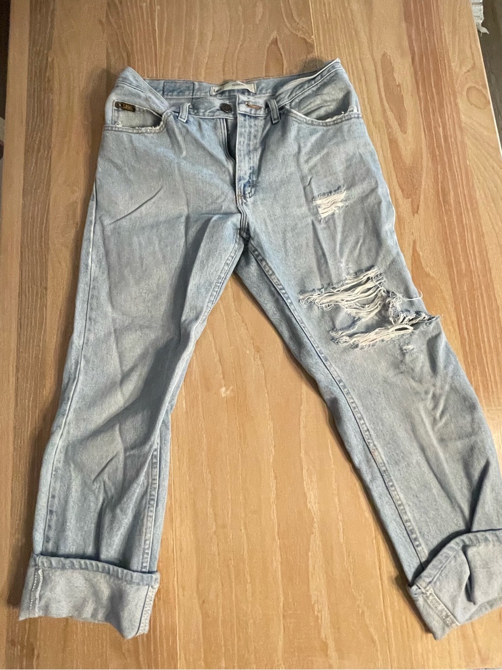 Vintage Lee Jeans - Casual Ripped Denim-